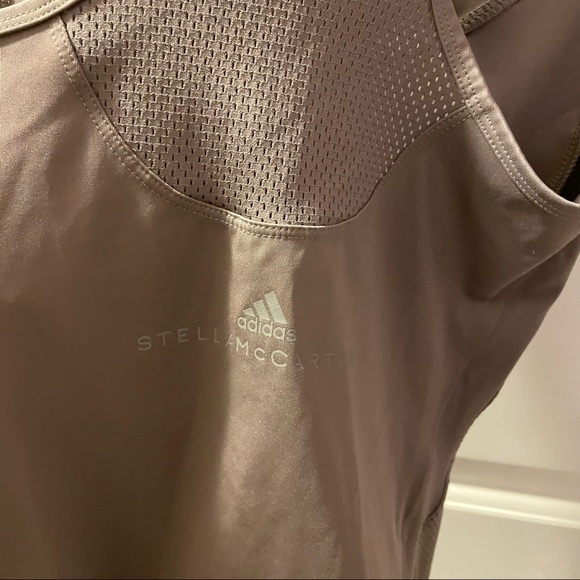 Adidas by Stella McCartney Performance Essentials Tank Top taupe beige XS - Picture 6 of 16